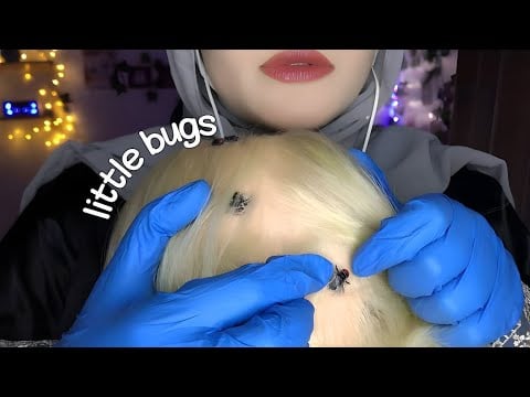 ASMR Little Bugs in Your Hair? 🐜 💆🏻‍♀️ Gentle Plucking, Scalp Massage & Caring Roleplay (no talking)