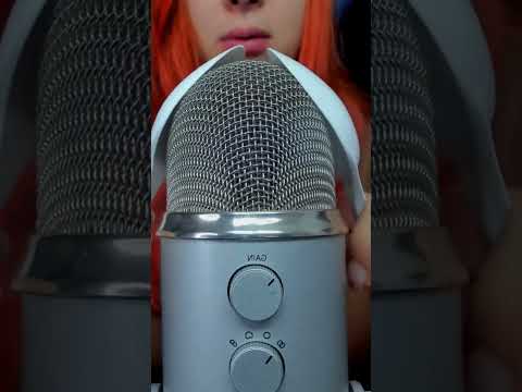 Asmr spoon on microphone