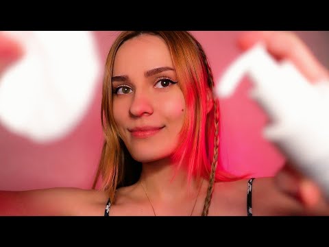 АСМР 💗 НЕЖНАЯ ЧИСТКА ЛИЦА