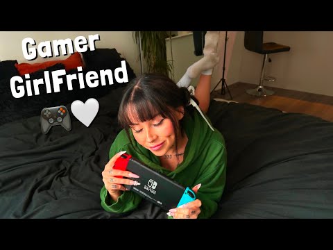 The Pose ASMR | Gamer GirlFriend Spending Time Gaming w You 🤍🎮