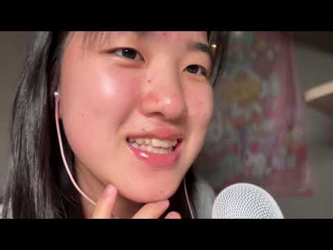 ASMR Lip gloss & lip stick sounds(mainly mouth sounds)