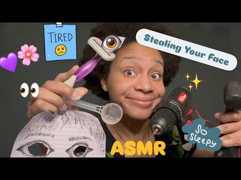 ASMR - RIPPING OFF YOUR FACE