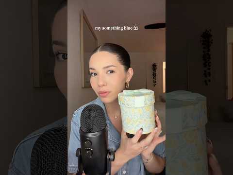 ASMR MY SOMETHING BLUE 👰🏻‍♀️💙 #asmr #weddingplanning #whispering #relaxing