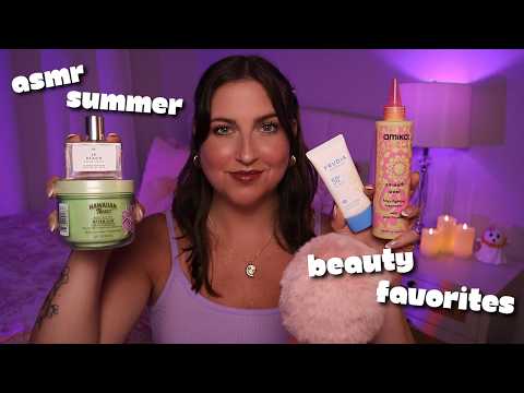 ASMR Summer Beauty Favorites ☀️🥥