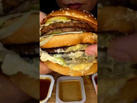 BIG MAC BURGER #asmr #food #mcdonalds