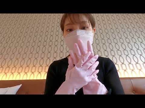 ピンクのゴム手袋くすぐり/Tickle you with pink rubber gloves