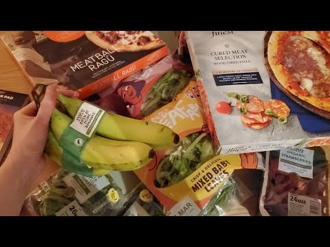 HI I'M STILL ALIVE 🍌 ASMR grocery haul | soft spoken | tapping & scratching | LoFi