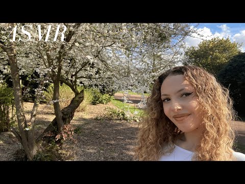 ASMR| At a Public Park 🌳🦆 (Nature Sounds, Tree Tapping & More)