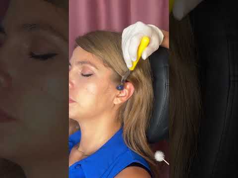 Asmr ear 👂 exam #asmr #relax #relaxing #asmrsounds #asmrvideo #tingles #medical #satisfying #sleep
