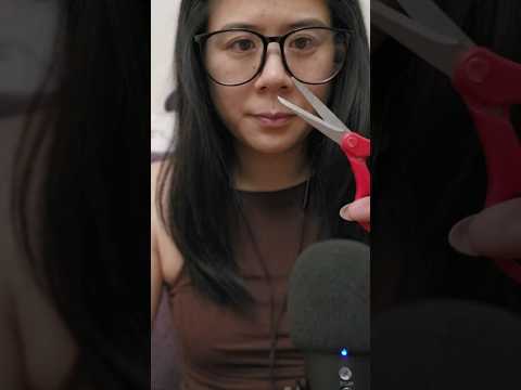 ✂️ ASMR Snipping Away All Your Bad Energy ✨🤍 #ASMR #Relaxing