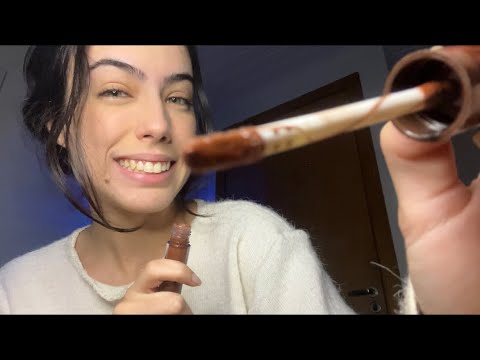 O ASMR MAIS CAÓTICO DESTE CANAL- (FAST MAKEUP)