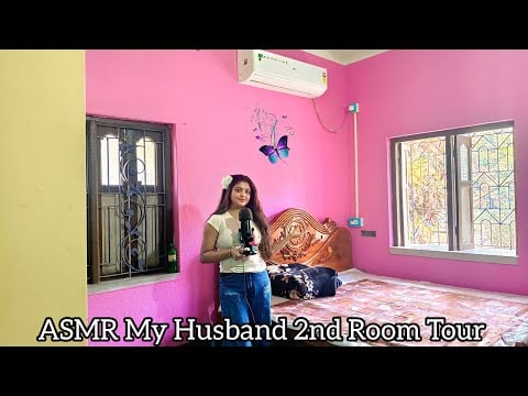 ASMR My Husband 2nd Room Tour 🫶😍