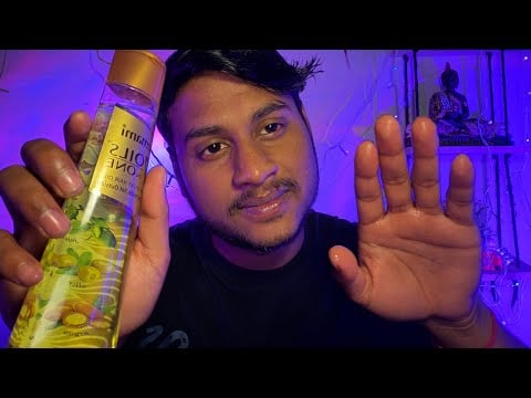 ASMR Face Massage & Head Massage 💆🏻‍♀️✨ Deep Relaxation for Stress Relief & Sleep 😴