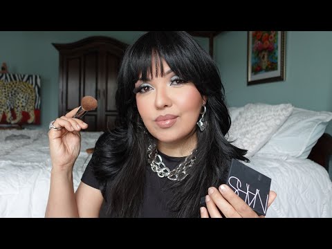 ASMR Maquia e Fala Make Prata Gotica Suave #vozsuave
