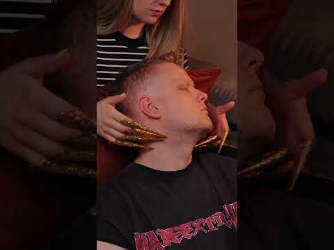 ASMR | Gold Claws treatment for deep sleep 💆🏼‍♂️✨  #asmr