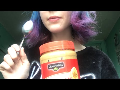 Asmr peanut butter mouth sounds