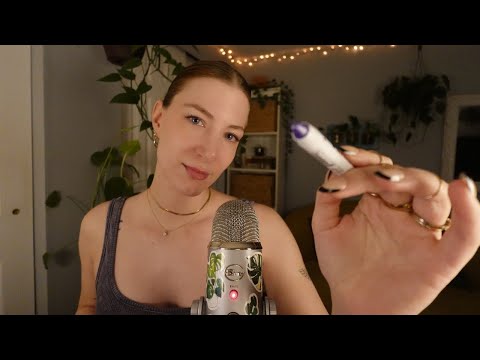 ASMR Clicky Layered Trigger Words & Visual Triggers 💄 [Delay → Echo]