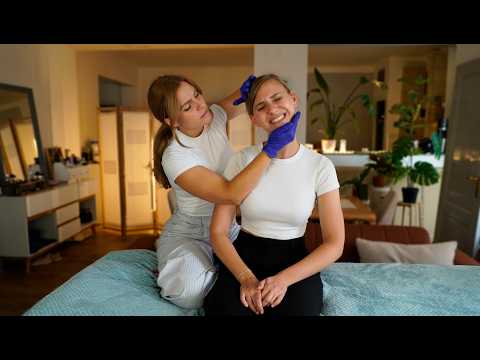 ASMR Chiropractic *PAINFUL* Full Body CRACKING Adjustments & Skin Pulling | spoken asmr