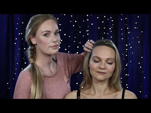 ASMR HEAD/SCALP MASSAGE ♦ HAIR PLAY ♦ MAKE-UP BRUSH