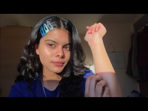 ASMR - aggressive skin scratching and lotion sounds