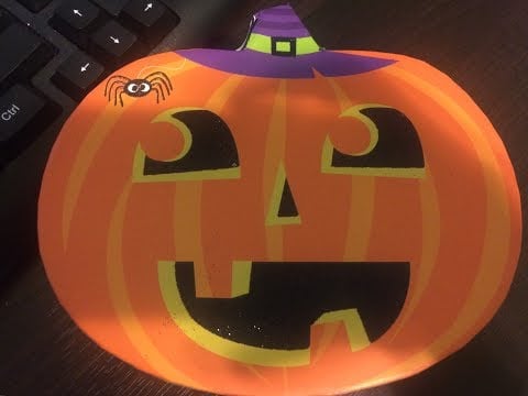 ASMR Tapping Halloween Pumpkin Quick Tingles (Old School ASMR)
