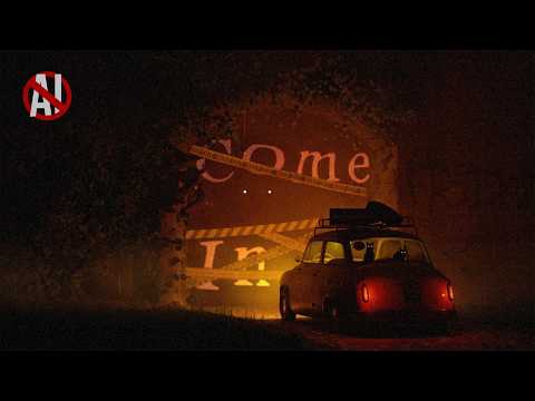 Stuck in the Rain. Something Lives in the Tunnel Home. | soft rain on car,  eerie scratching | No AI