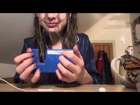 ASMR stuff on my desk (sorry not very good)