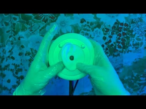 ASMR | Oiled Ear Massage and Palpation - & Clean Up, NO TALKING, Vinyl Gloves, Visual Trigger