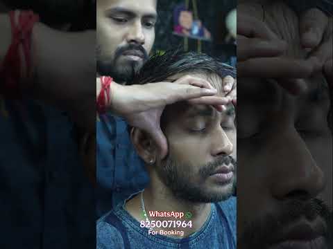 Very Satisfying Head And Forehead And Ear Massage ASMR For Sleep #shorts