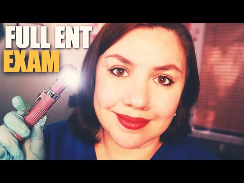 ASMR Otorhinolaryngologist Exam Roleplay / Ear Nose and Throat Assesment