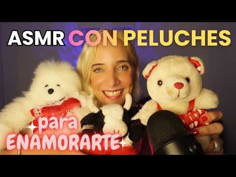 ASMR CON PELUCHES TIERNOS 🧸💤 |BRUSHING Y SONIDOS SUAVES PARA DORMIR RÁPIDO ❤️