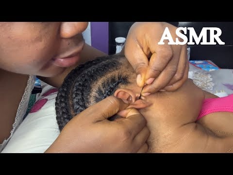 ASMR✨Satisfying Bobby Pin Deep Ear Cleaning and fàke lice scalp scratch 
