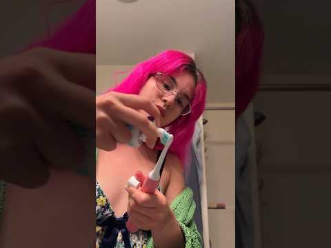 Asmr night routine after going live🥰 #asmr #vlog