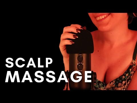 ASMR - RELAXING scalp MASSAGE | slow and fast mic scratching | soft spoken for intense tingles