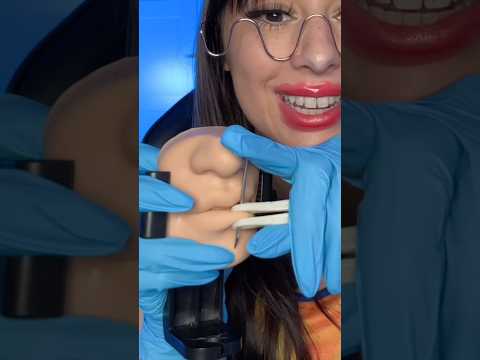 ASMR Girl Gives You First Lip Piercing 😖 #asmr #shorts #comedy