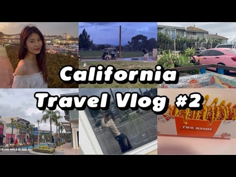 California Trip Vlog | West Coast Road Trip 🇺🇸✨ #2