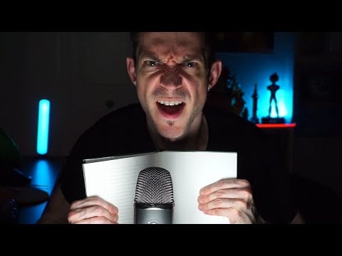 ASMR Divorce Lawyer scribbles on paper