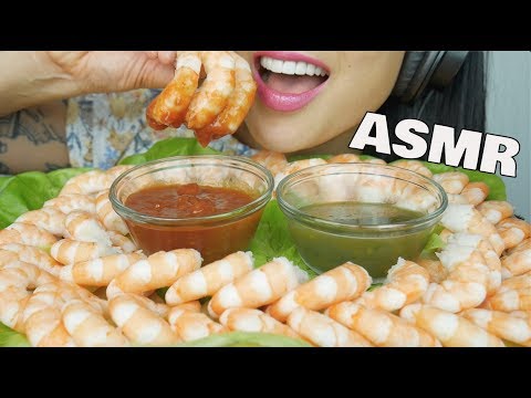 ASMR SHRIMP COCKTAIL PLATTER + SEAFOOD SAUCE (EATING SOUNDS) NO TALKING | SAS-ASMR