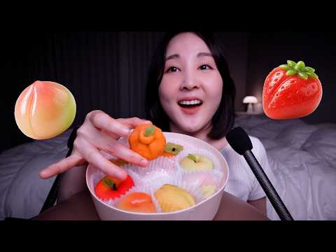 [수다 이팅 ASMR] 네리끼리, 우이로우 화과자 이팅 사운드 🍊