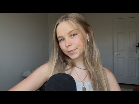 ASMR tapping, chatting, hand lotion sounds🌀