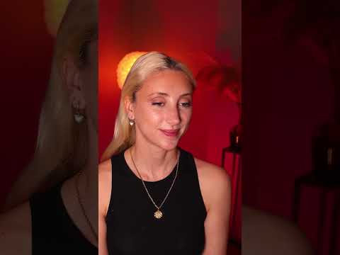 ASMR Face Analysis with Personal Make-up Application with Tousled Hair Styling + Dress Adjustments
