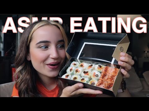 ASMR : JE DEGUSTE DES SUSHIS🍣