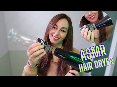 ASMR - INTENSE SOUND EFFECT - PLASTIC BOTTLE + HAIR DRYER - BEAUTIFUL AND RELAXING WIND SOUND