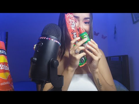 ASMR | Probando dulces Mexicanos❤️🇲🇽