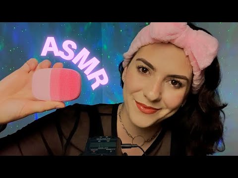 ASMR - ROLEPLAY SKIN CARE EM VOCÊ