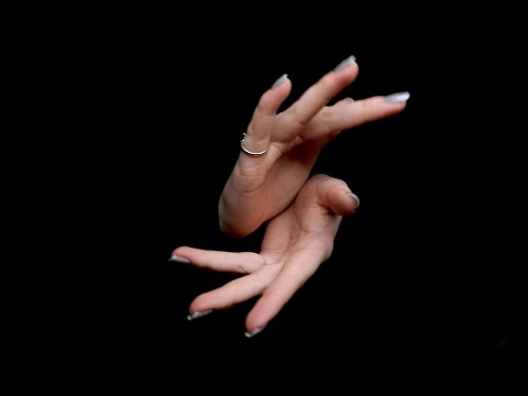[ASMR] Slow hand movements with whispers (version 2, no visual echo effect)