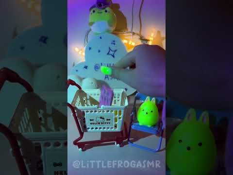 MOCHI GROCERY SHOPPING 🛒🧃🛍️ #asmr #mochi #satisfying #roleplay