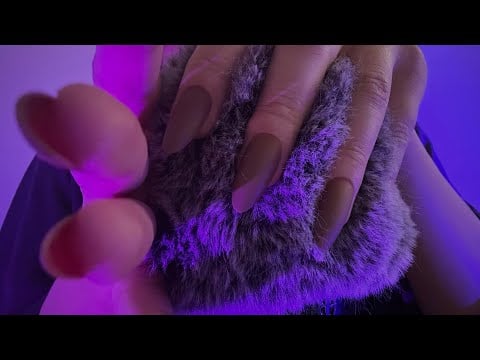 ASMR Fluffy Mic Scratching 💅 |Scalp Massage 💆🏻‍♀️ Brain Melting 🧠🤤 (No Talking)
