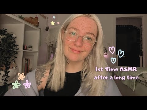 ASMR Tingly Whisper Rambling | 1st time ASMR after long time