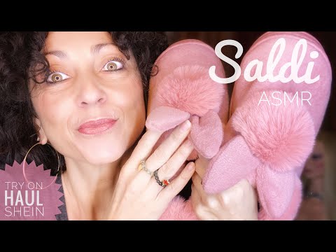 SALDI in WHISPERING 🥾 TRY ON HAUL SHEIN 👜 SHOW & TELL ASMR ITA